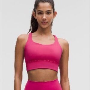 Lululemon Longline Energy Sports Bra Color **raspberry coulis